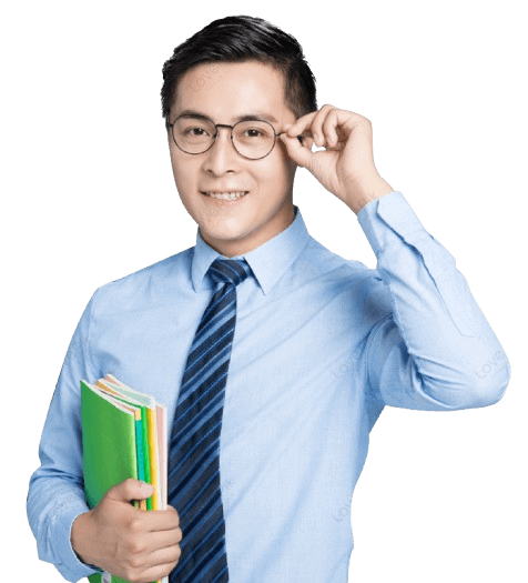 Student with books ms-5